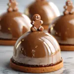 Gingerbread Latte Mousse Domes