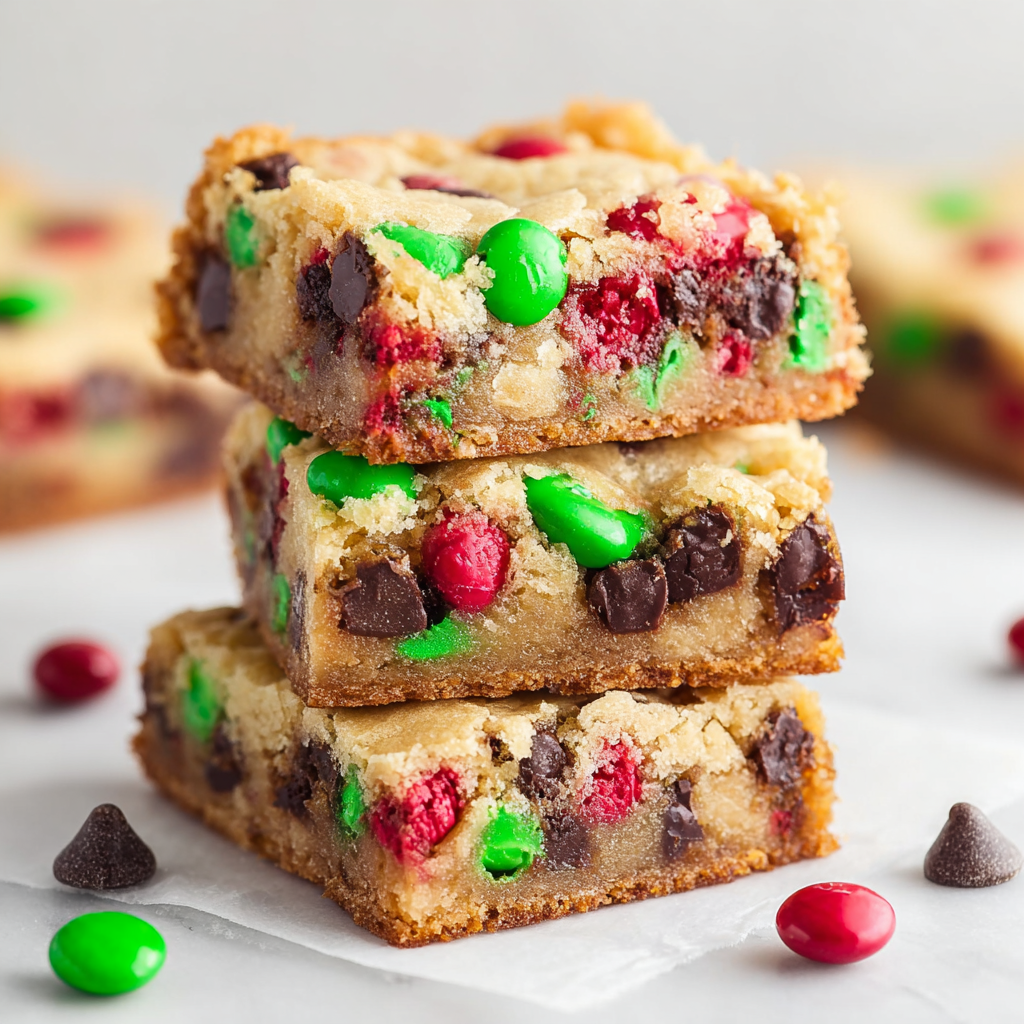Festive Christmas Cheesecake Bars