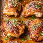 Garlic Ginger Chicken Thighs