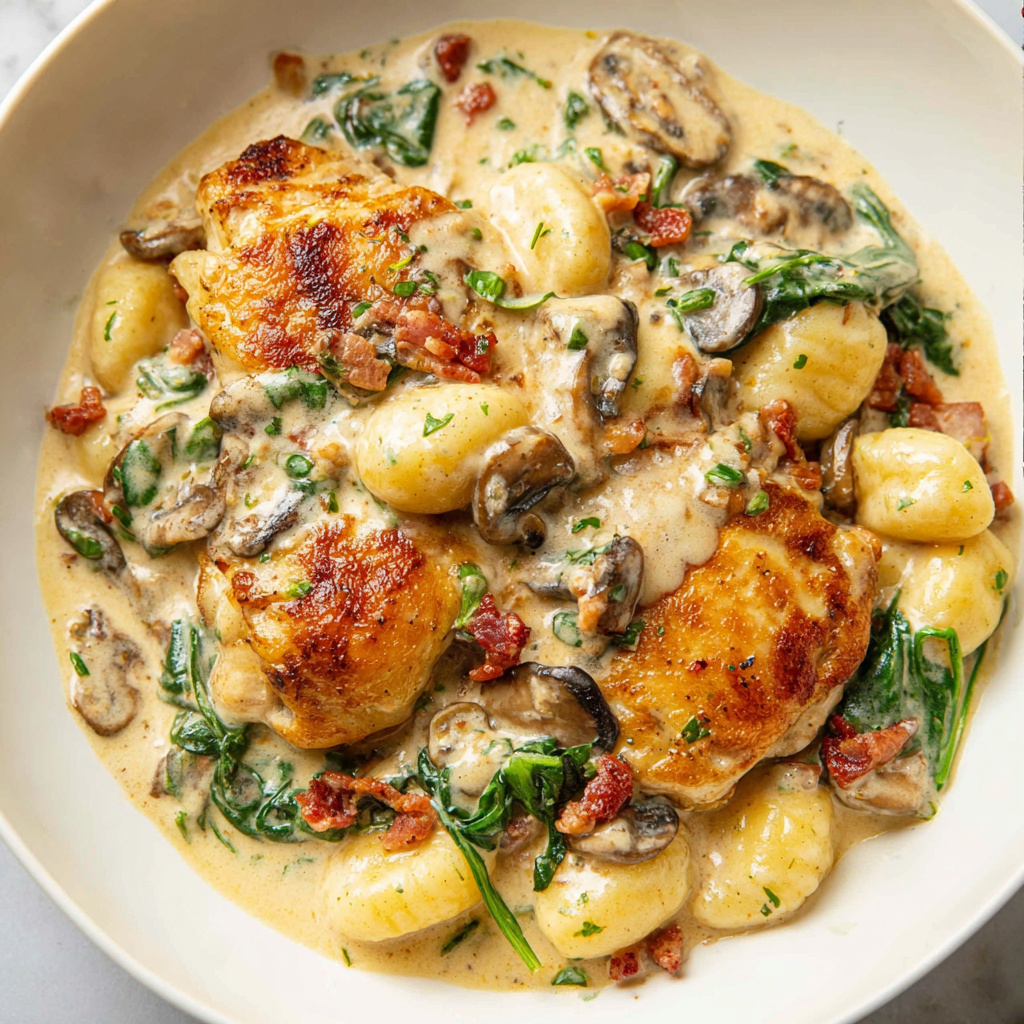 Creamy Chicken and Gnocchi