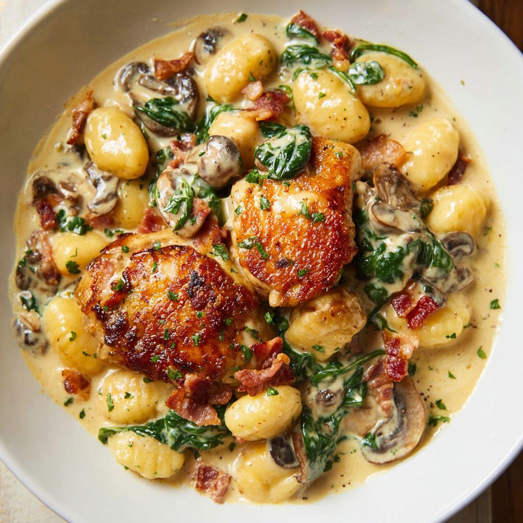 Creamy Chicken and Gnocchi