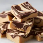 Tiger Butter Fudge with Peanut Butter and Chocolate