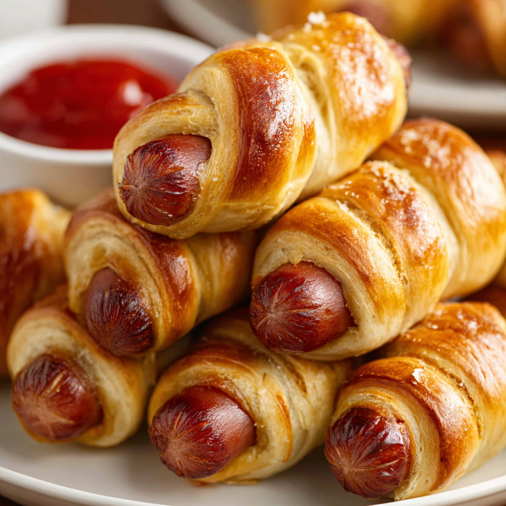 Pretzel Wrapped Hot Dogs