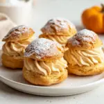 Maple Pumpkin Cream Puff Bites