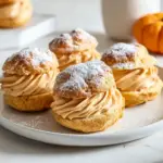 Maple Pumpkin Cream Puff Bites