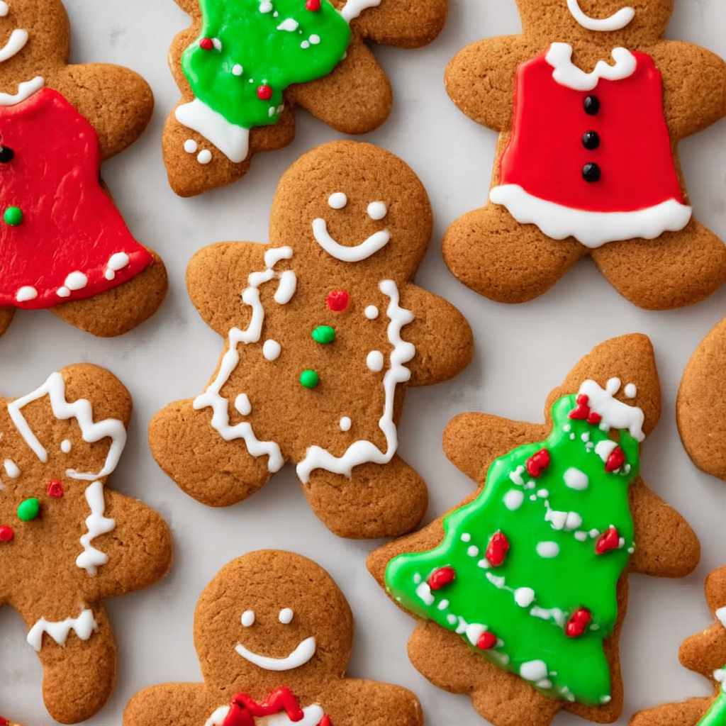 Easy Gingerbread Cookie Icing