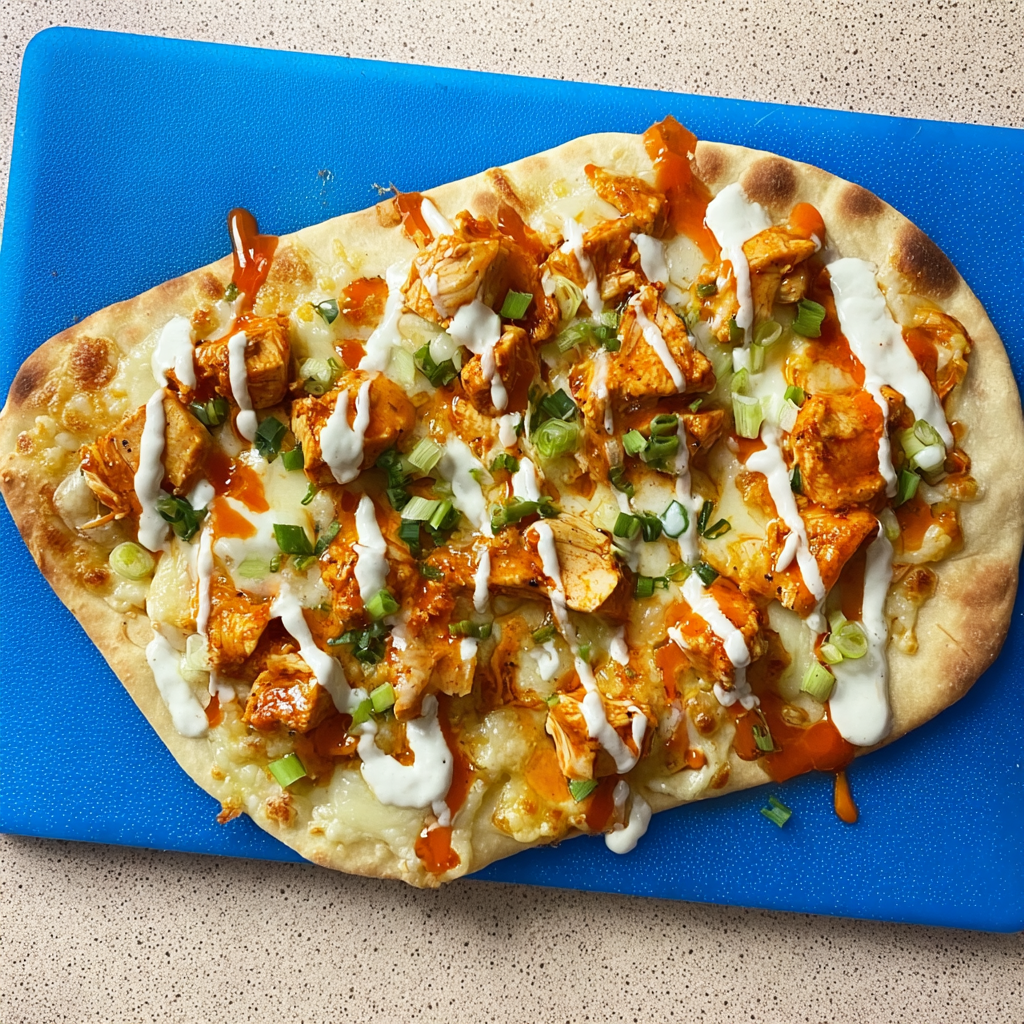 Spicy Buffalo Chicken Flatbread
