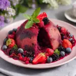Refreshing Cranberry Summer Pudding