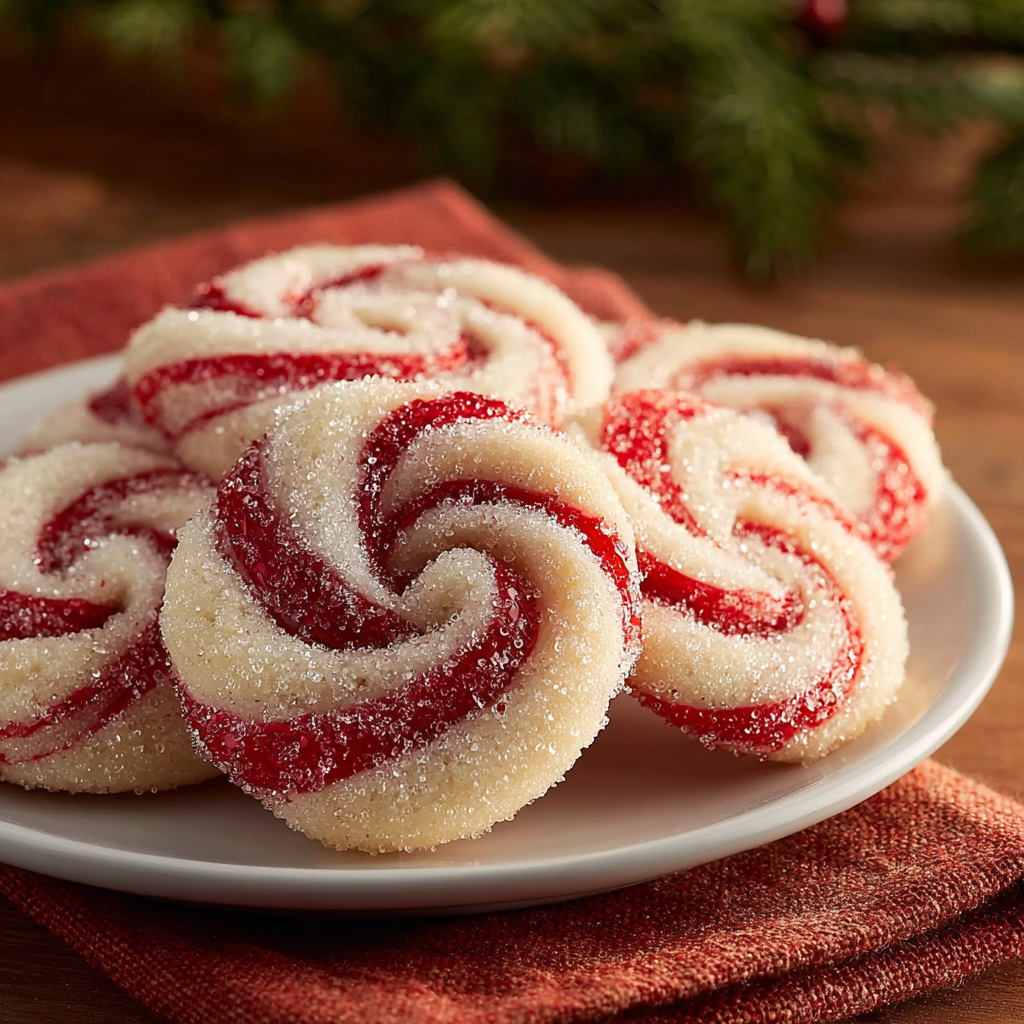 Peppermint Swirl Cookies