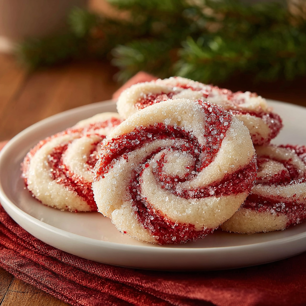 Peppermint Swirl Cookies