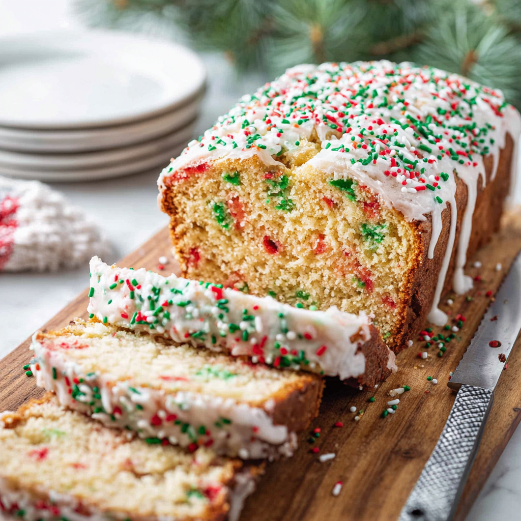 Christmas Sprinkle Buttermilk Bread
