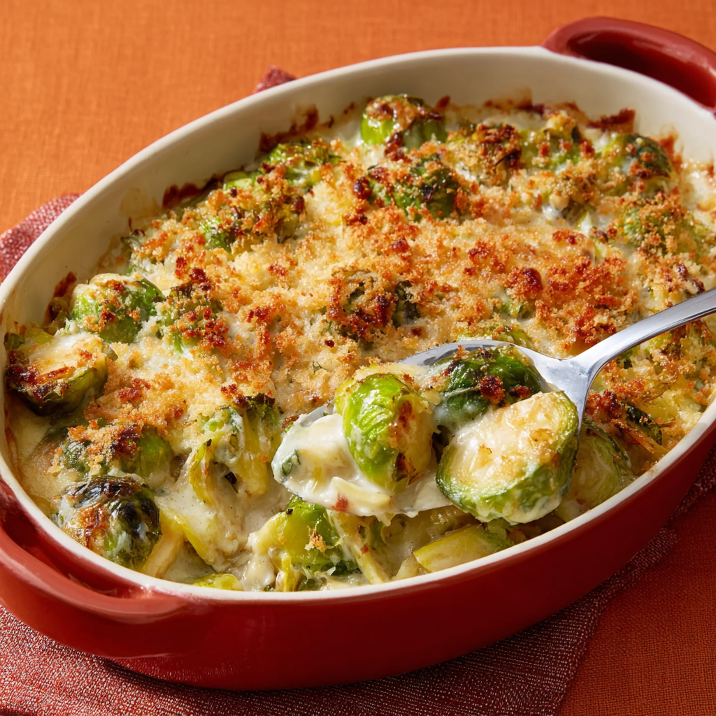 Brussels Sprouts Gratin
