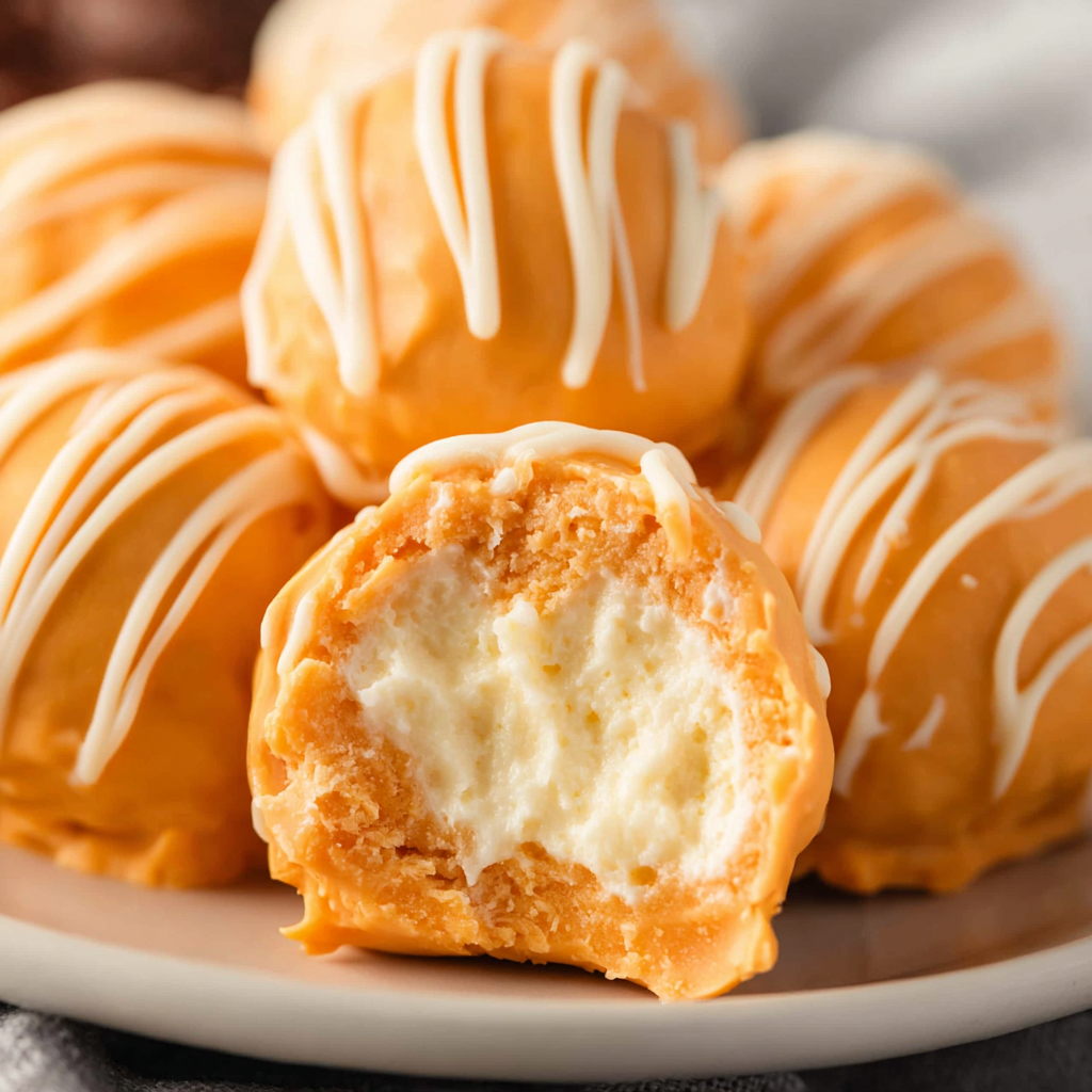 Pumpkin Cheesecake Balls