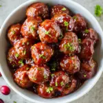 Christmas Cranberry Meatballs