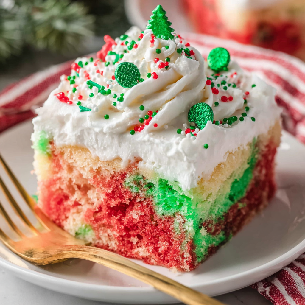 Christmas Poke Cake