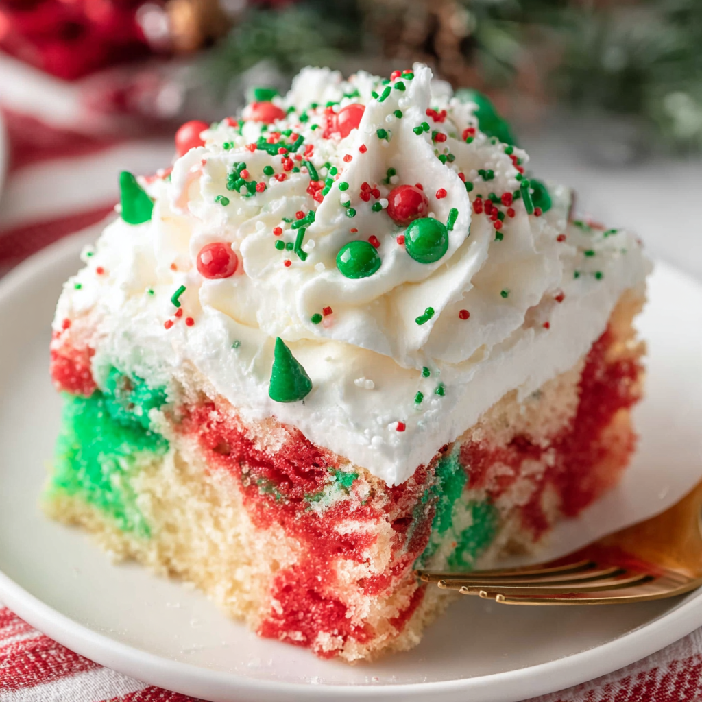 Christmas Poke Cake
