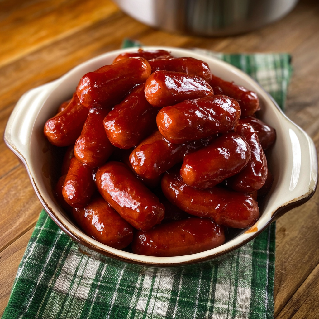 Sweet and Tangy Grape Jelly Lil Smokies