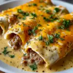 Enchiladas with Sausage Gravy
