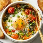 Mediterranean Baked Feta Eggs Recipe