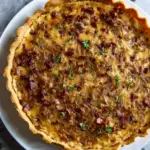 Caramelized Onion Tart with Bacon and Sage