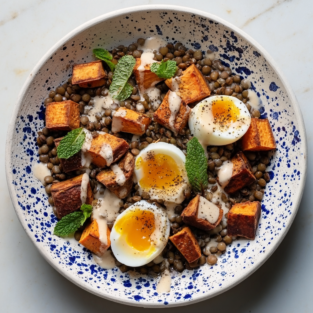 lentil and sweet potato