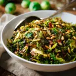 Shaved Brussels Sprouts with Pancetta and Balsamic