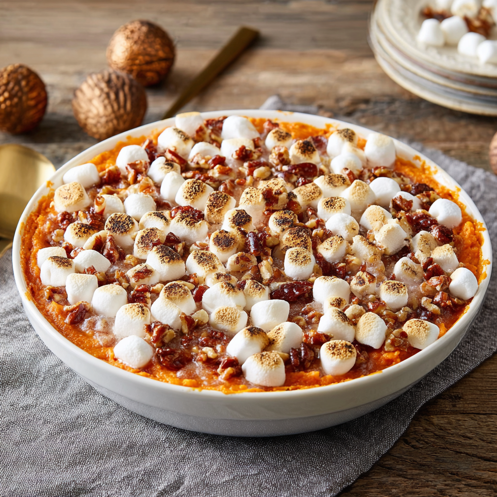 Southern Maple Sweet Potato Casserole