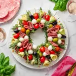 Antipasto Skewers Wreath
