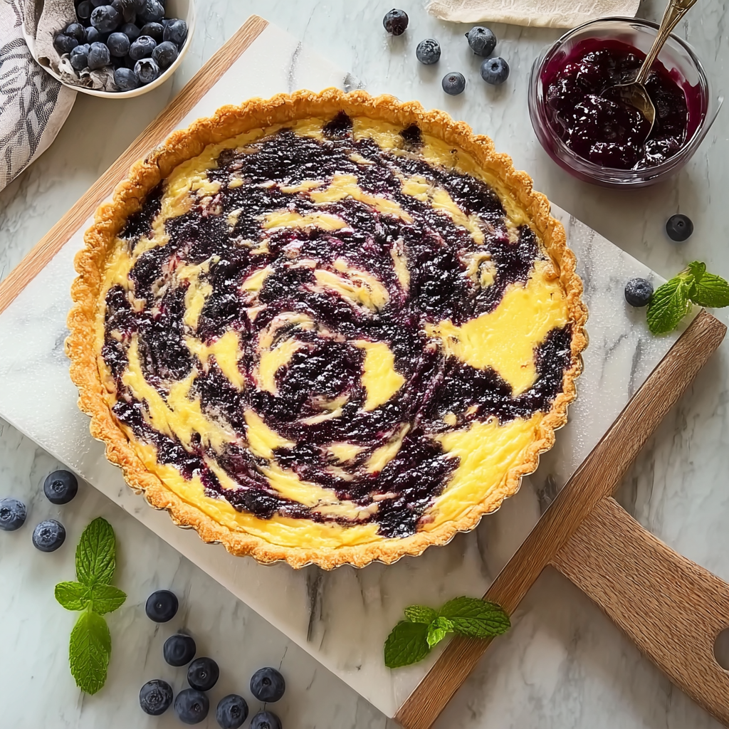 Lemon Blueberry Tart
