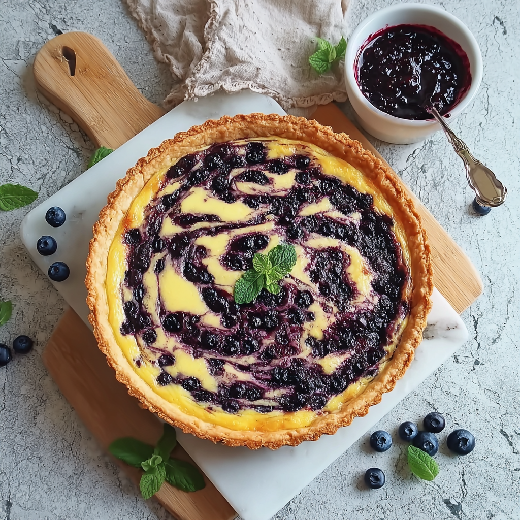 Lemon Blueberry Tart