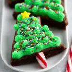 Christmas Tree Brownies
