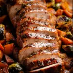 Tender and Juicy Pork Loin Roast Recipe with Honey Garlic Glaze