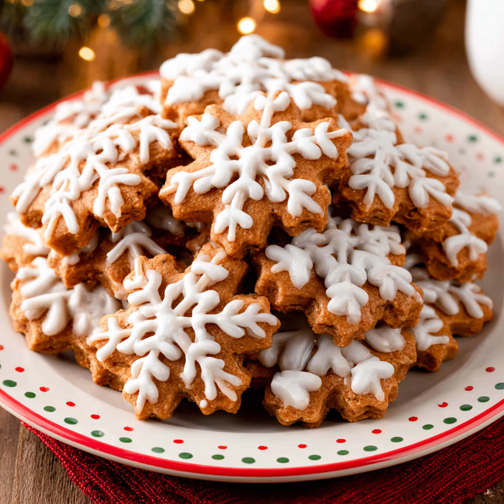 Gingerbread Spritz Cookies