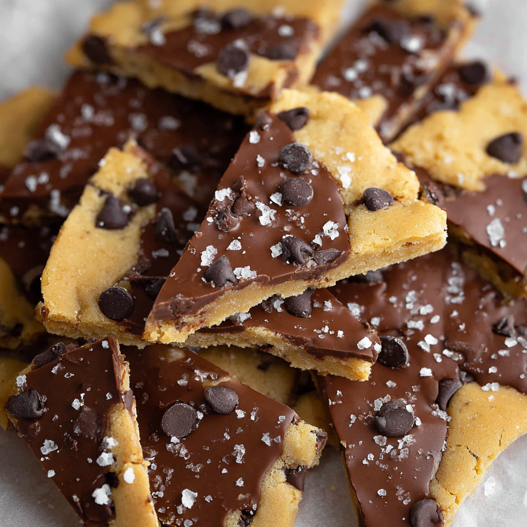 Healthy Cookie Dough Bark Recipe