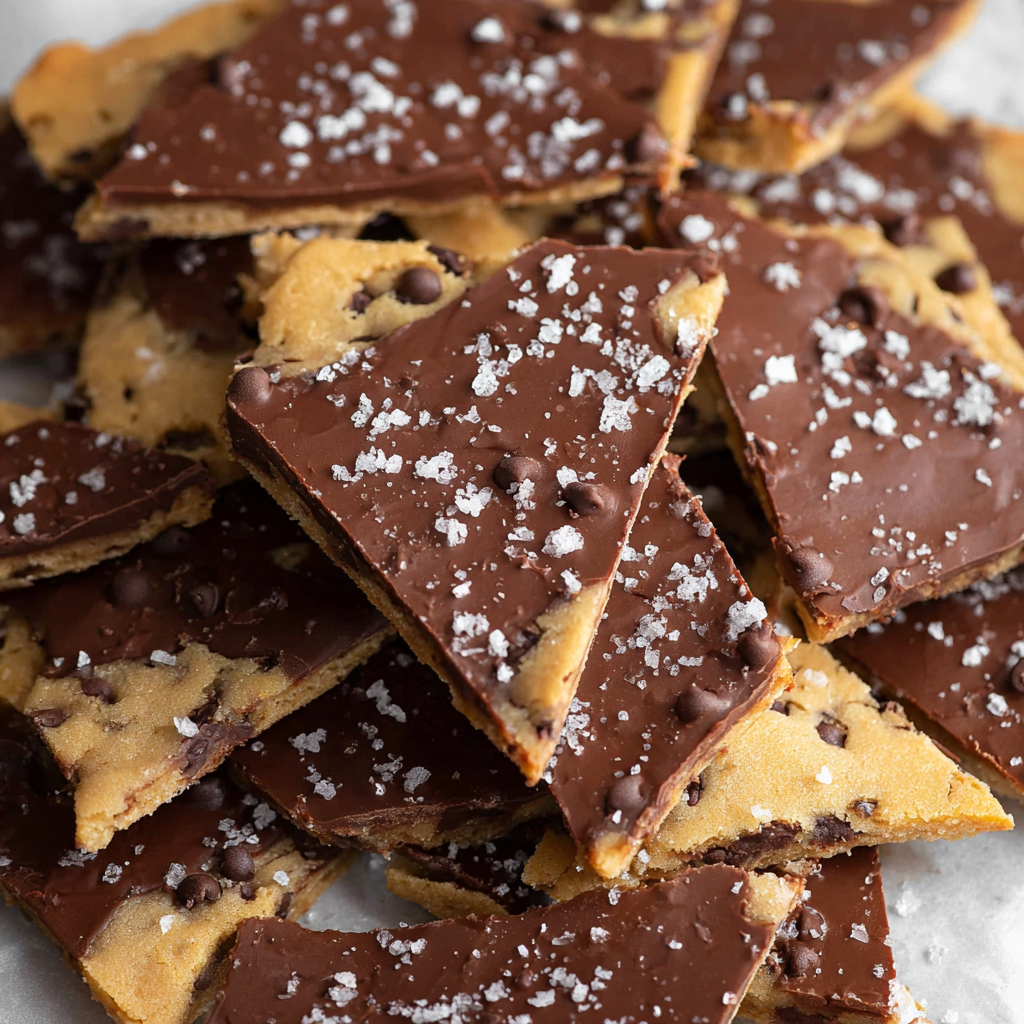 Healthy Cookie Dough Bark Recipe