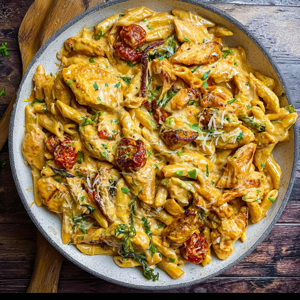 One-Pot Creamy Chicken Pasta_02