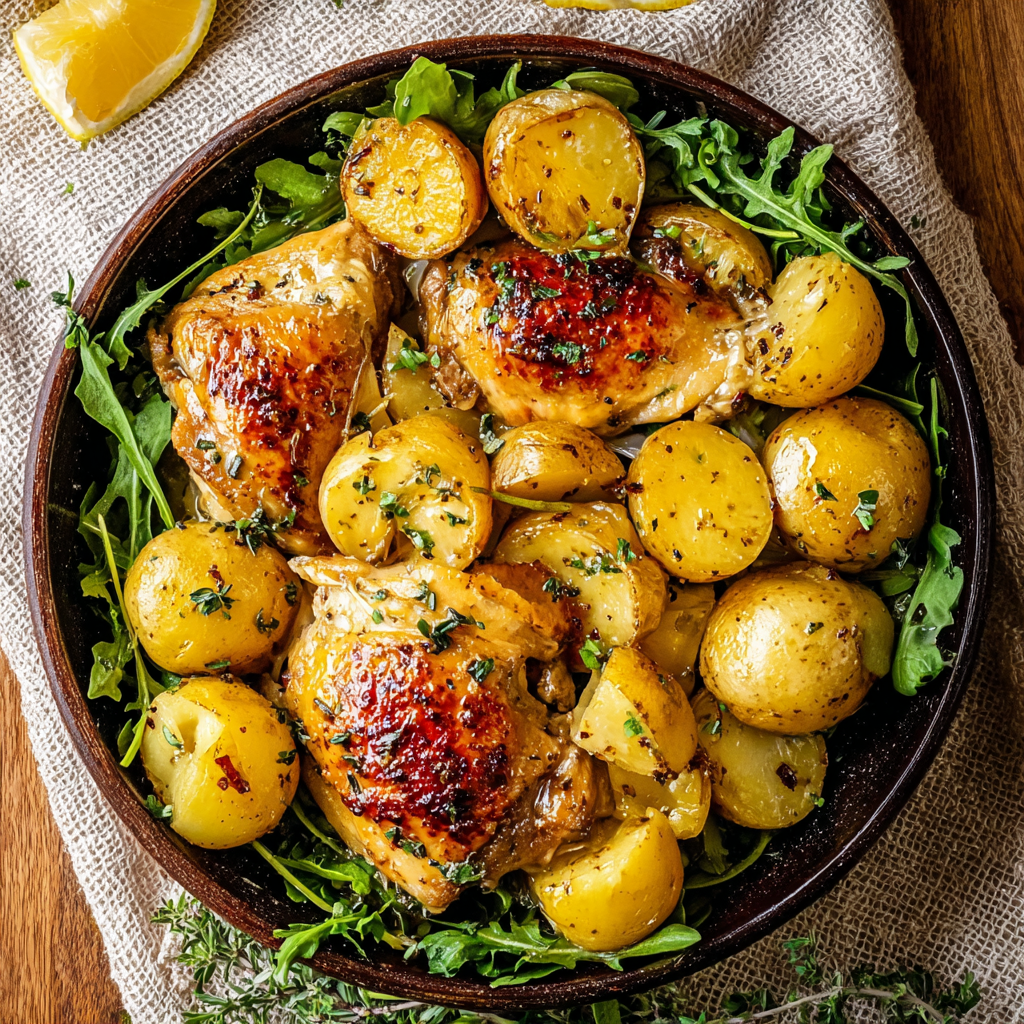 One-Pot Lemon Garlic Chicken & Potatoes_02