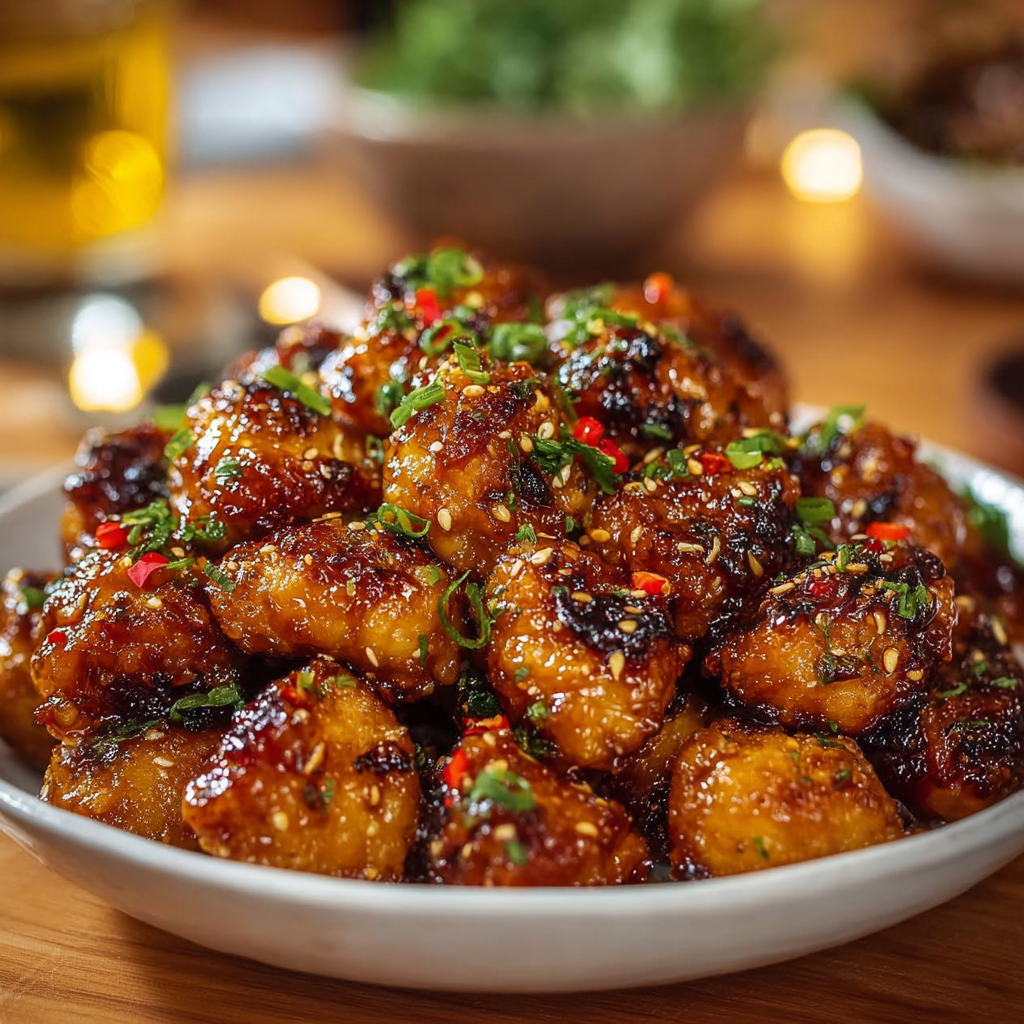 Honey Garlic Glazed Chicken Bites_02