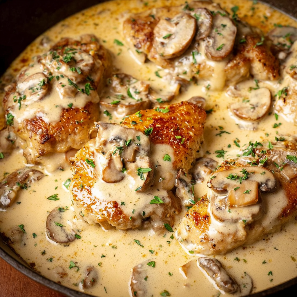 Creamy Mushroom Chicken Sauce_02