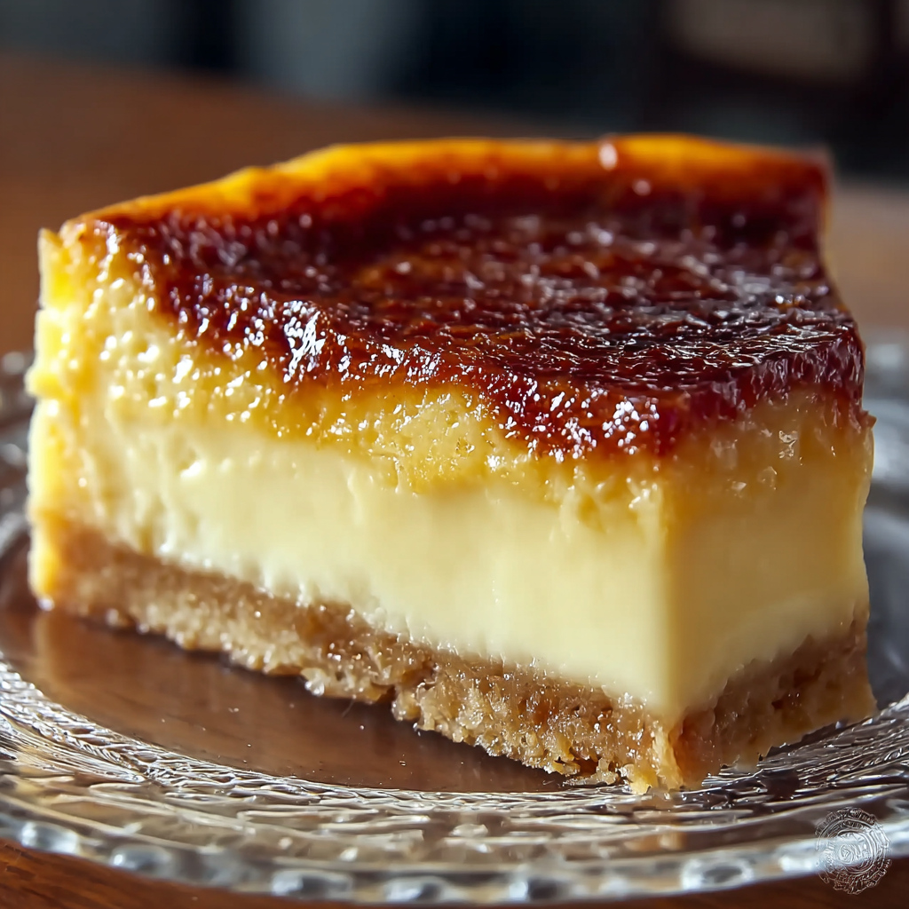 Crème Brûlée Cake with Rich Custard_02