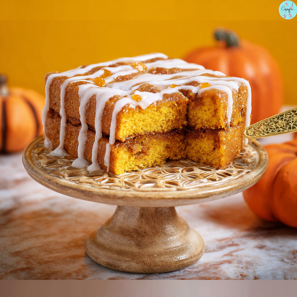 Pumpkin Honey Bun Cake_03