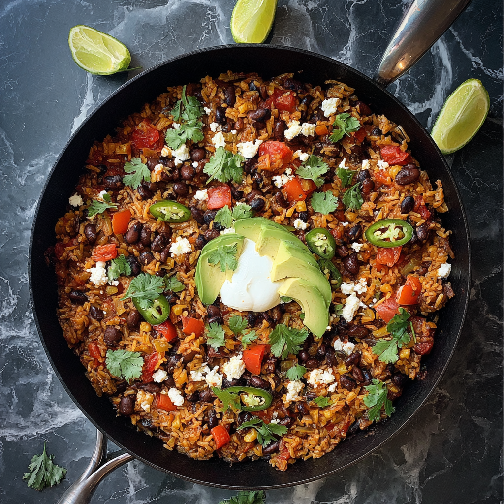 Rice & Bean Skillet_03