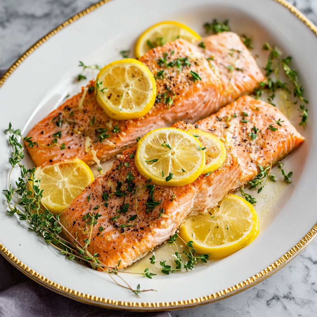Lemon Herb Baked Salmon