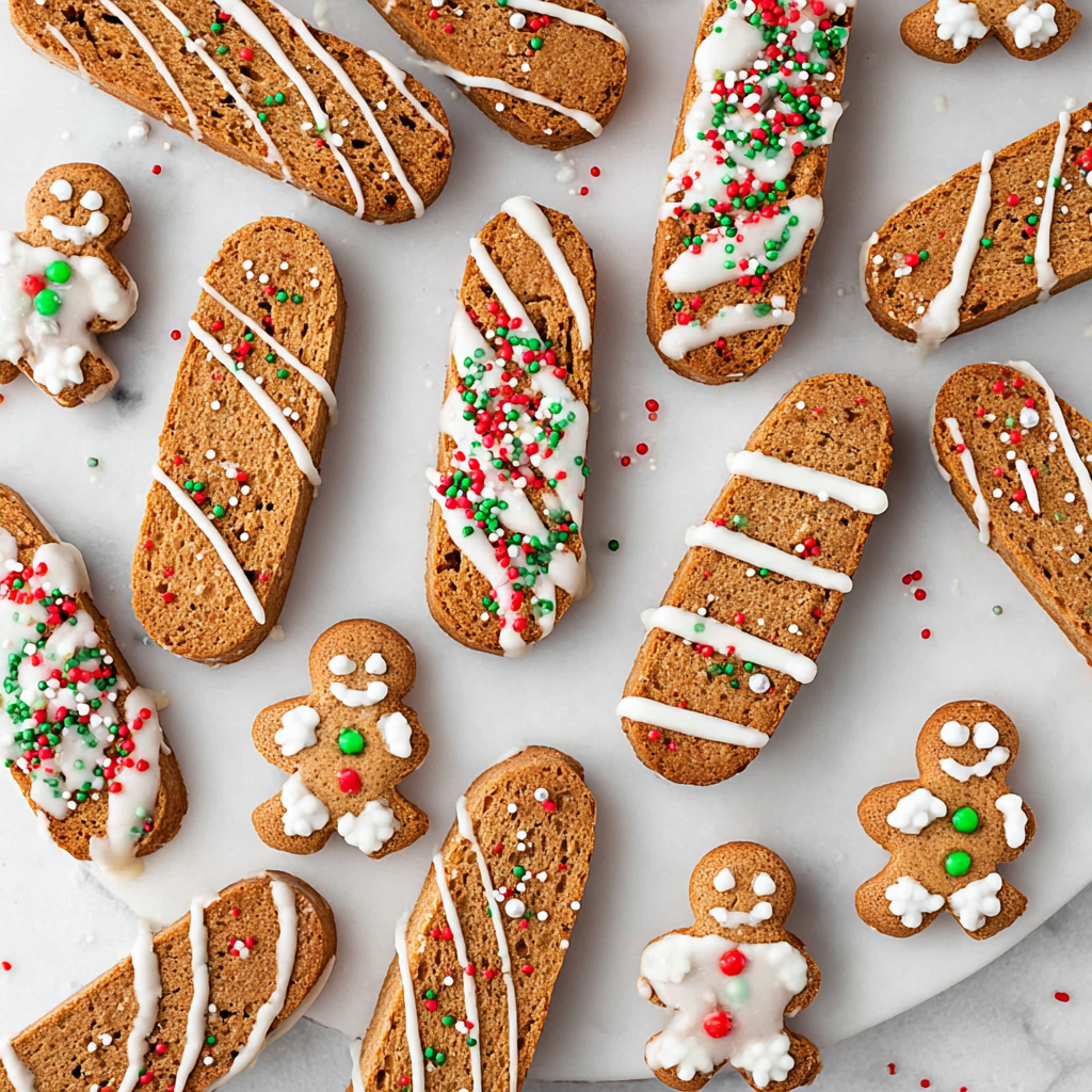 Christmas Gingerbread Biscotti