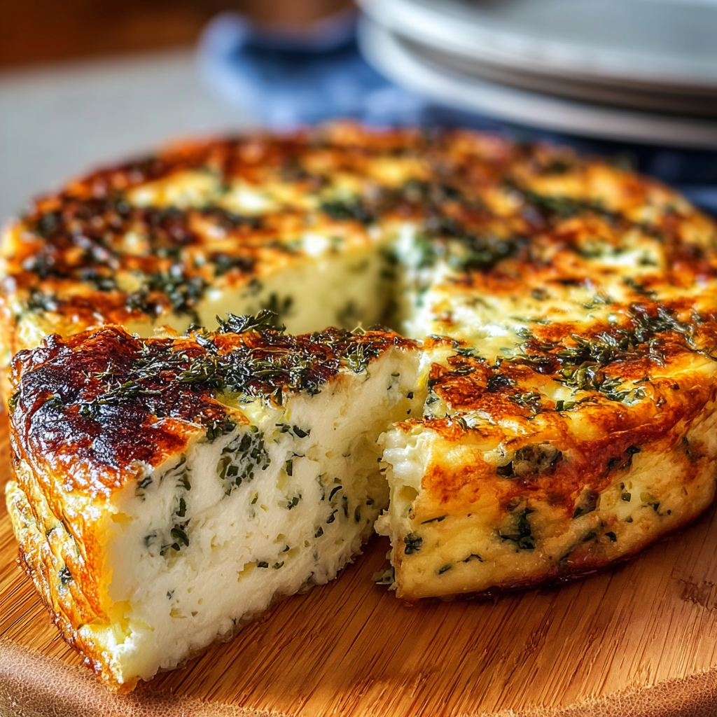 ottage Cheese and Spinach Crustless Quiche