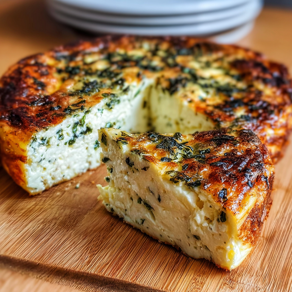 ottage Cheese and Spinach Crustless Quiche