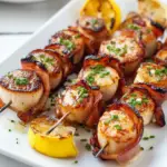 Bacon-Wrapped Scallop Skewers Recipe