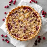 Cranberry Custard Pie