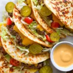Crispy Viral Smash Burger Tacos