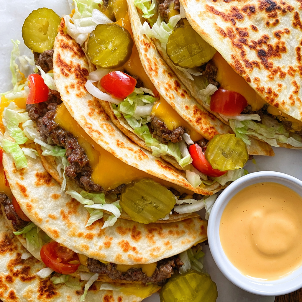 Crispy Viral Smash Burger Tacos